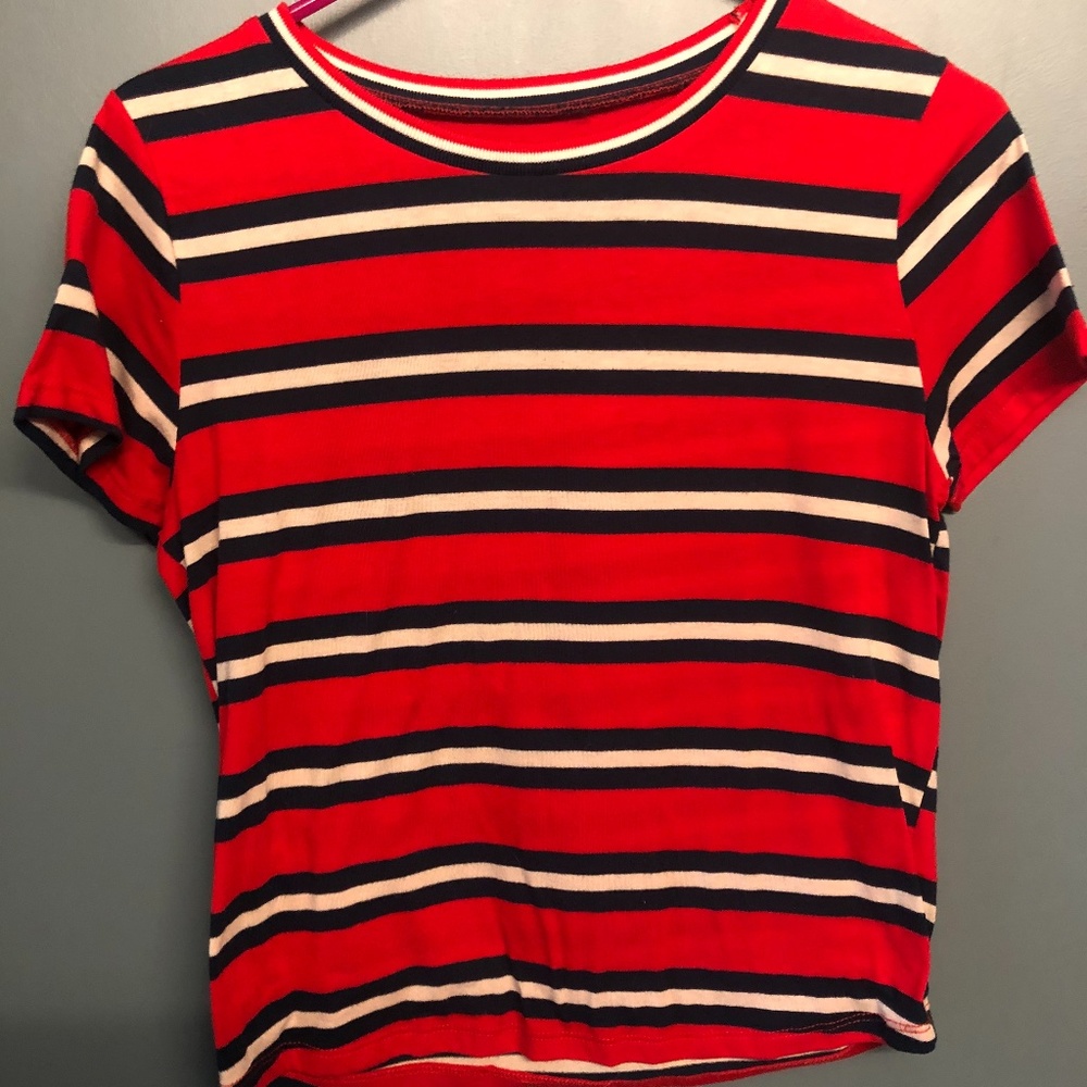 charlotte russe striped t-shirt